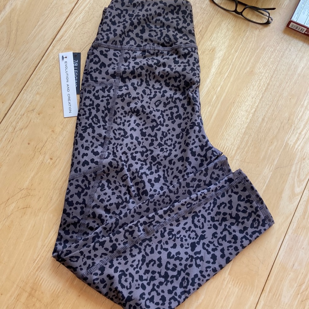 Evolution and Creation high waisted leggings, size large